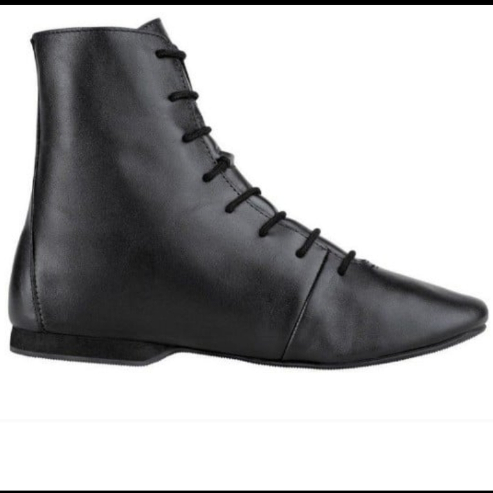 Women's StylePlus Paramount Boot Color Guard Shoe Black soft leather size 8 New